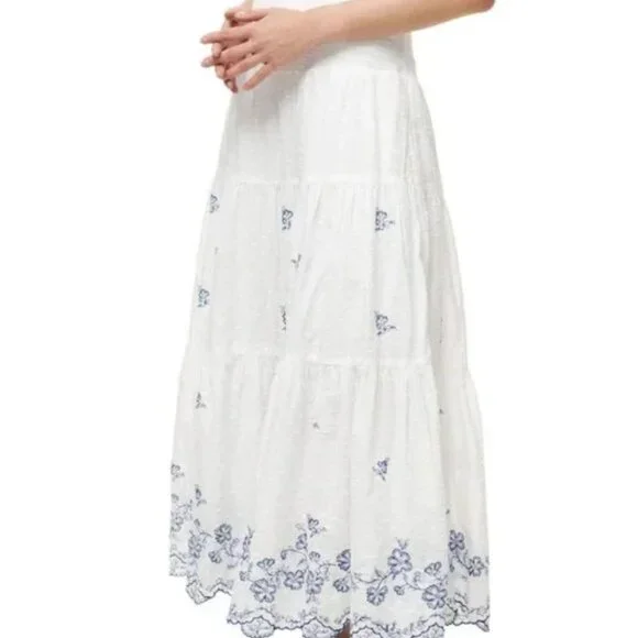 Ralph Lauren White and Blue skirt - Picture 5 of 8